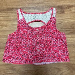 Charolette Russe Sleeveless Floral Crop Top - Women’s Top - Size S